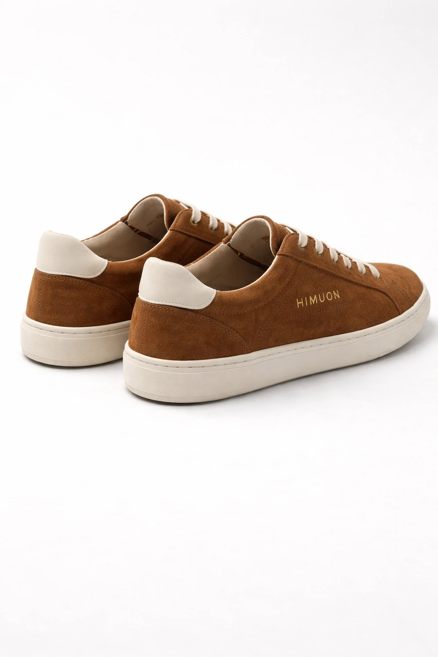 Ivory Beige Luxe Court Sneakers product photo 2